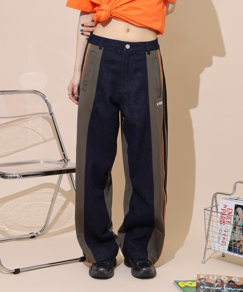 「NERDY」 パンツ SS レッド メンズ_画像2
