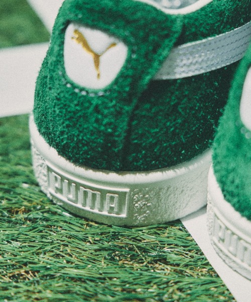 「PUMA」 ローカットスニーカー 27.5cm グリーン メンズ_画像6