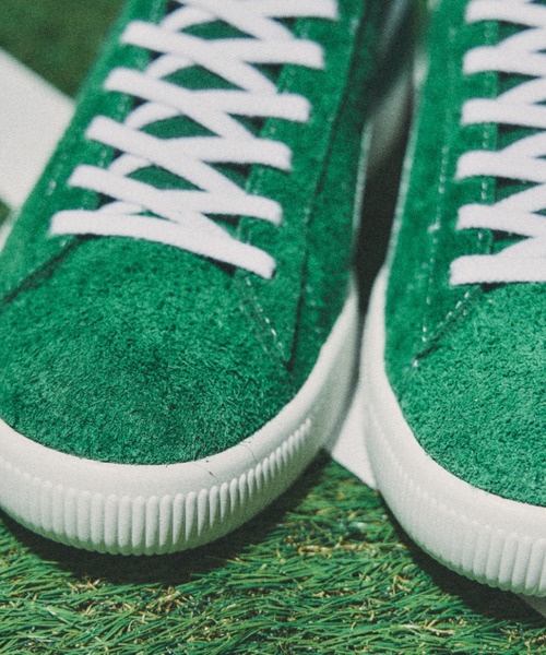 「PUMA」 ローカットスニーカー 27.5cm グリーン メンズ_画像7