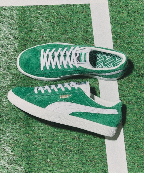 「PUMA」 ローカットスニーカー 27.5cm グリーン メンズ_画像8