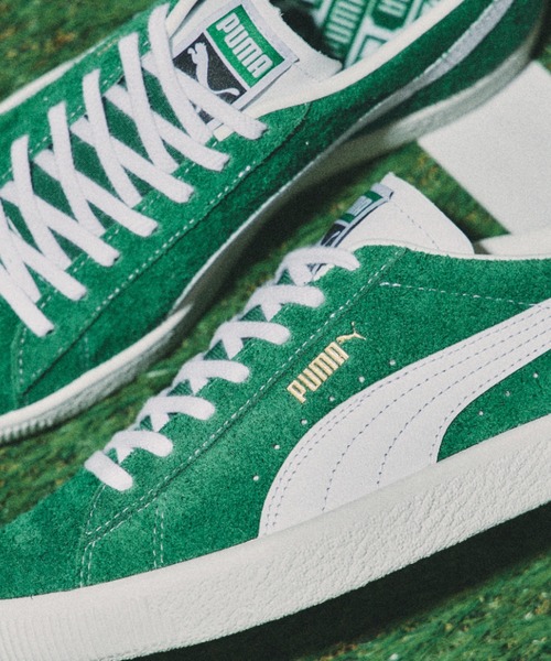 「PUMA」 ローカットスニーカー 27.5cm グリーン メンズ_画像9
