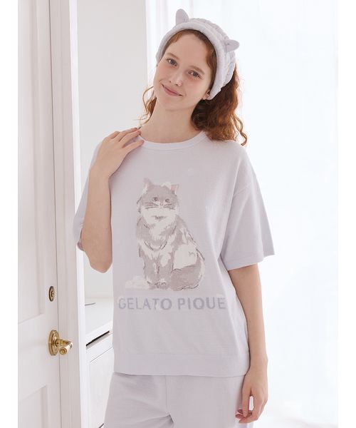 gelato pique(ジェラートピケ) パジャマ ルームウェア バスタイムCAT gelato pique(ジェラートピケ) パジャマ ルームウェア バスタイムCAT