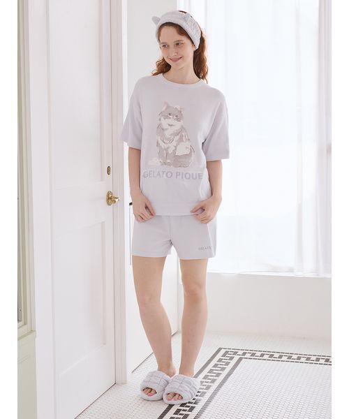 gelato pique（ジェラートピケ） パジャマ ルームウェア バスタイムCAT