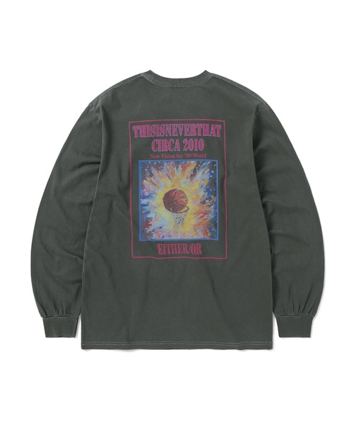 「thisisneverthat」 長袖Tシャツ M ネイビー メンズ_画像4