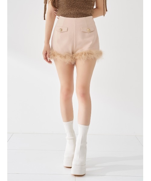 Darich（ダーリッチ） パンツ ポイントエアリーフェザーショートパンツ