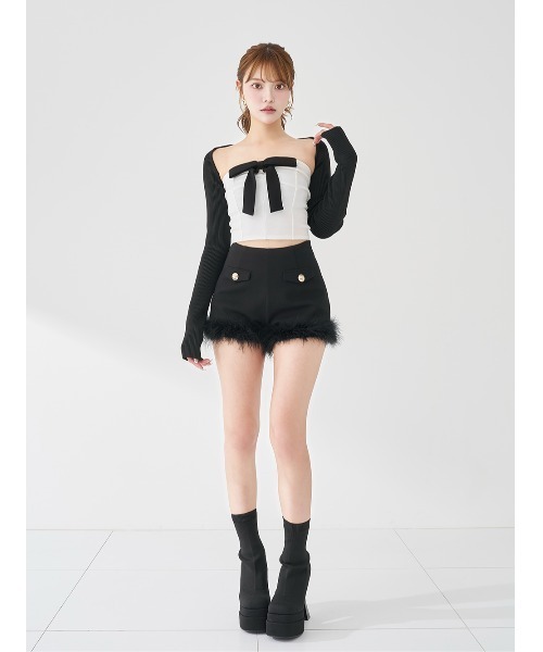 Darich（ダーリッチ） パンツ ポイントエアリーフェザーショートパンツ