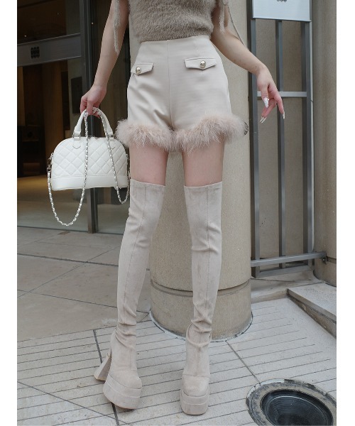 Darich（ダーリッチ） パンツ ポイントエアリーフェザーショートパンツ