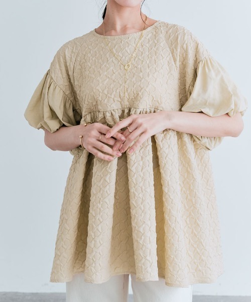 「kirakiraShop」 「maviru」半袖ブラウス L ブラック レディース_画像2