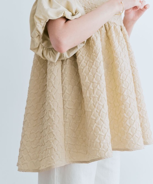 「kirakiraShop」 「maviru」半袖ブラウス L ブラック レディース_画像6