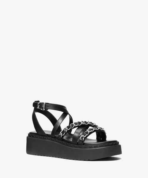 MICHAEL KORS（マイケルコース） フラットサンダル 5.5 ブラック