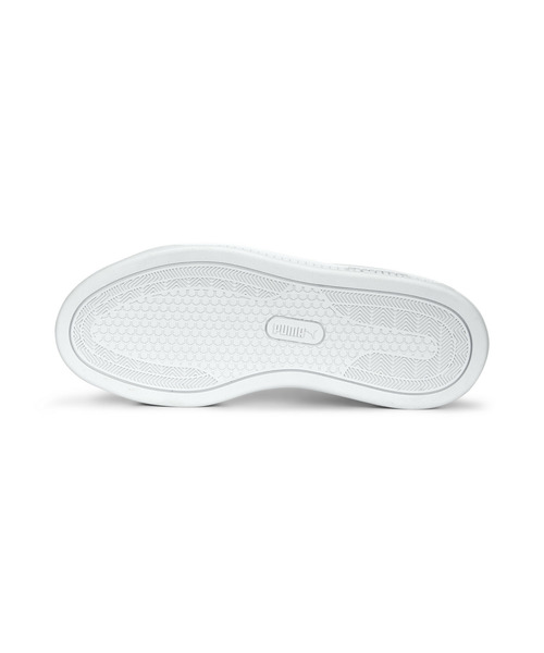 「PUMA」 ローカットスニーカー 22.5cm ホワイト×シルバー レディース_画像5