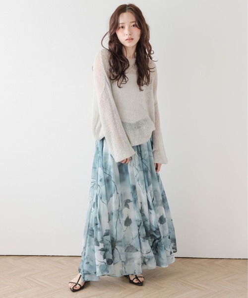 「SUGAR BISKET」 「La-gemme」フレアスカート フリー ライトブルー レディース_画像6