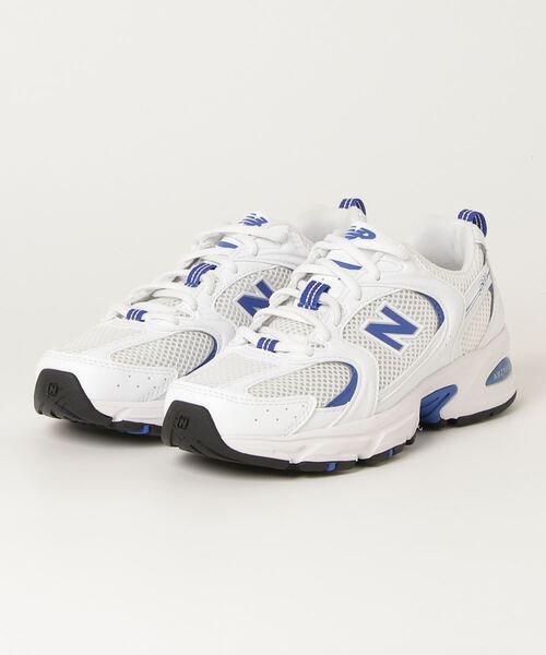 「New Balance」 ローカットスニーカー 27.0cm ホワイト×グリーン レディース_画像5
