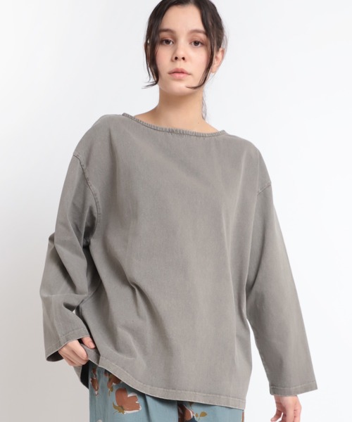 tシャツ M1808 ピグメントダイプルオーバー レディース