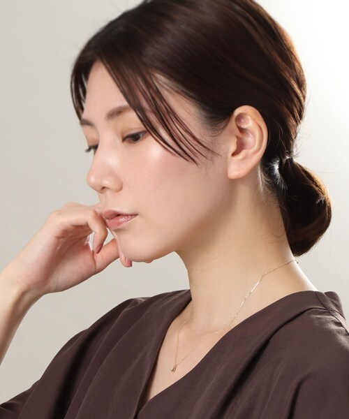 COCOSHNIK（ココシュニック） ネックレス K10ホロウ ネックレス