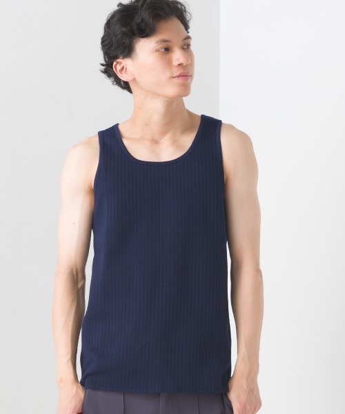 OMNES（オムネス） タンクトップ メンズラインキルトあったかタンク