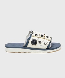 suicoke サンダル LETA-ab - Ivory x Navy メンズ : ZOZOTOWN