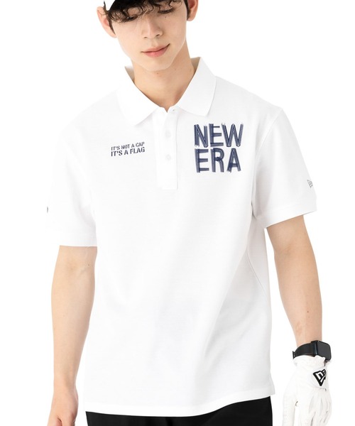ニューエラ　ゴルフ　ポロシャツ　M NEW ERA ポロシャツ ニューエラゴルフ 半袖 ONSPOTZ別注 メンズ