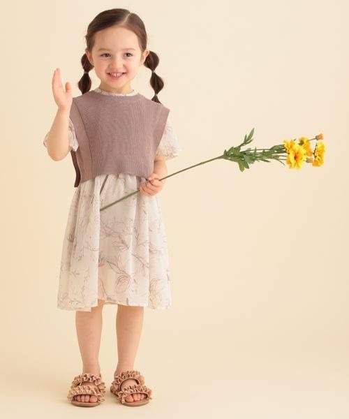 ymg_k様　Little maddie メキシカンワンピース　2-3y Little maddie ハンドメイドメキシカンドレス 2-3y - メルカリ
