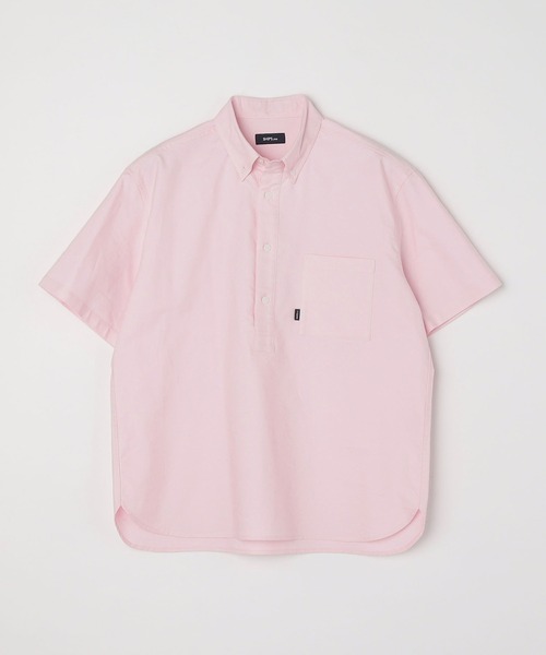 SHIPS.me シャツ 「ZOZO限定」SHIPS.me: OXプルオーバーBD半袖シャツ