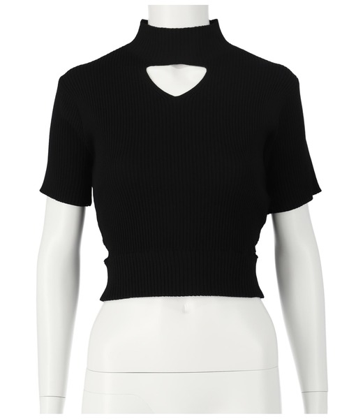 ANNARITA N 売れ筋商品|||アナリタエヌ Tシャツ トップス レディース Tops Black and it_ カットソー レディース 半袖 Tシャツ 綿 チュニック