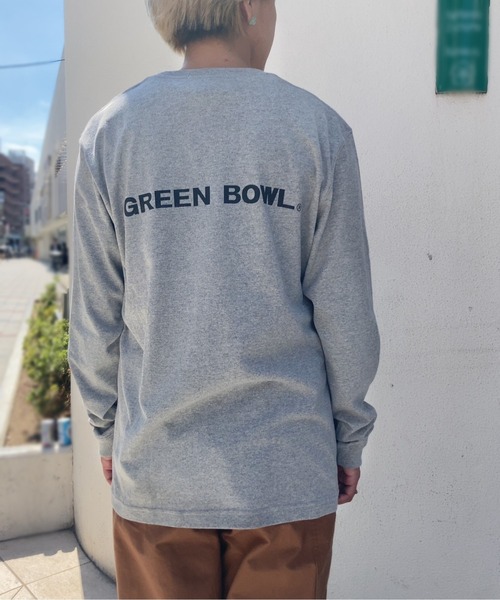 tシャツ GREEN BOWL Heavy Weight L/S T-shirts(Aloha Hawaii柄) レディース メンズ GREEN BOWL Heavy Weight L/S T-shirts(Aloha Hawaii柄)（T