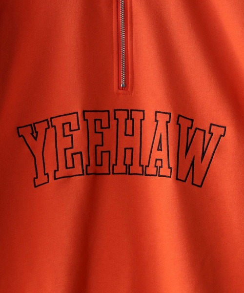 SITRY（シトリー） トレーナー スウェット sleeve line half zip sweat