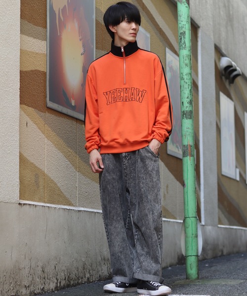 ちぃさん専用　ジャンパー　トレーナー　シャツ SITRY（シトリー） トレーナー スウェット sleeve line half zip sweat