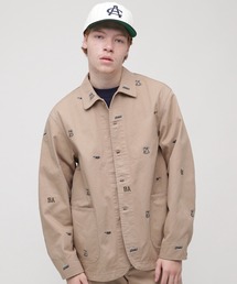 カバーオール POINT EMBROIDERY COVERALL JACKET / ポイント エンブロイダリー カバーオール ジャケット / AVIR｜ZOZOTOWN Yahoo!店