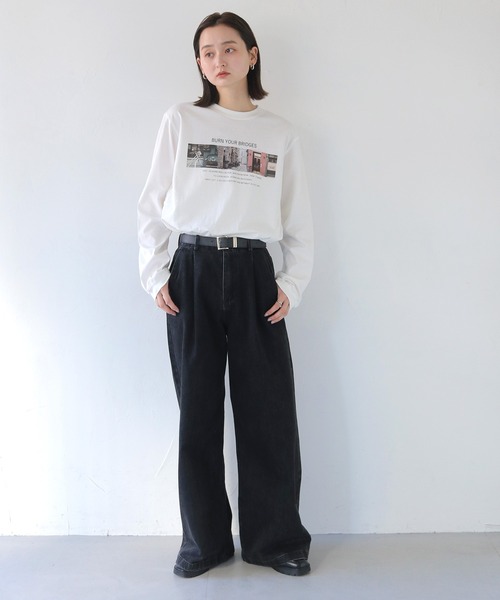 ＳｏｐｈｉｅフォトロンＴ　人気⭐ RNA｜M1744 ガレージソファプリントロングTシャツ | Rakuten