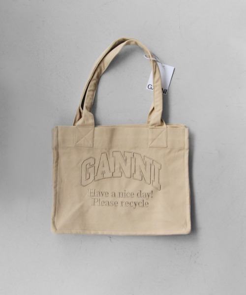 GANNI トートバッグ Large Easy Shopper レディース メンズ