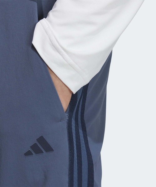 【88】春夏 アディダス ゴルフ 3ストライプス ストレッチ アンクル パンツ adidas EX STRETCH ACTIVE スリーストライプスアンクルパンツ