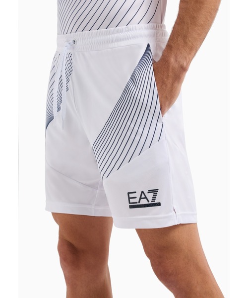 EA7 パンツ 「エンポリオ アルマーニ EA7」Tennis Pro プリント