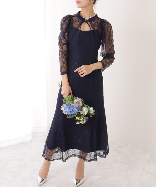 Lace Ladies（レースレディース） ドレス 3WAY レース ボレロ付き