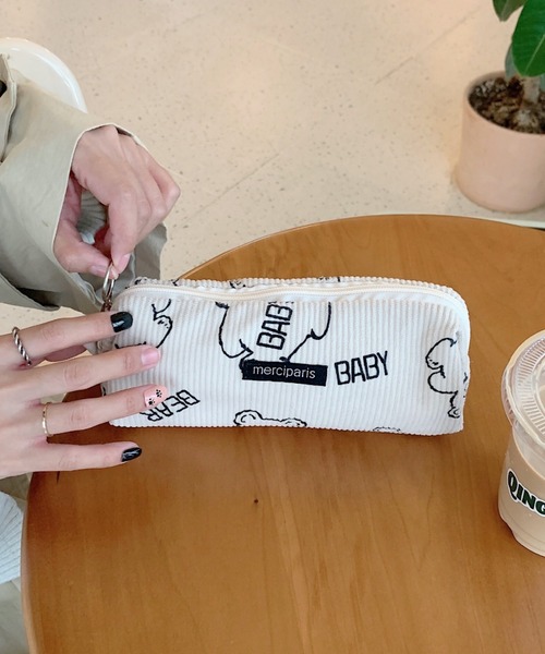 TONE SELECT GOODS ポーチ urbanfemine./コーデュロイデザインペン