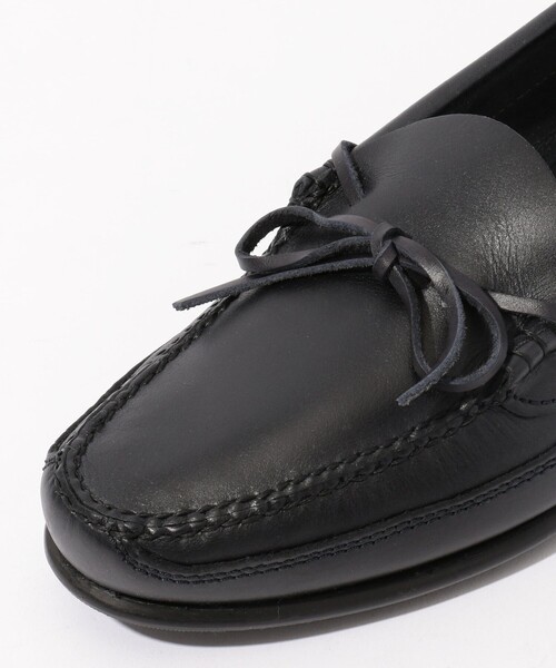 BEAMS F別注 カステラーノ カヌーモック ローファー 黒 シューキーパー付 拘りが感じさせる＜CASTELLANO（カステラーノ）＞別注カヌー