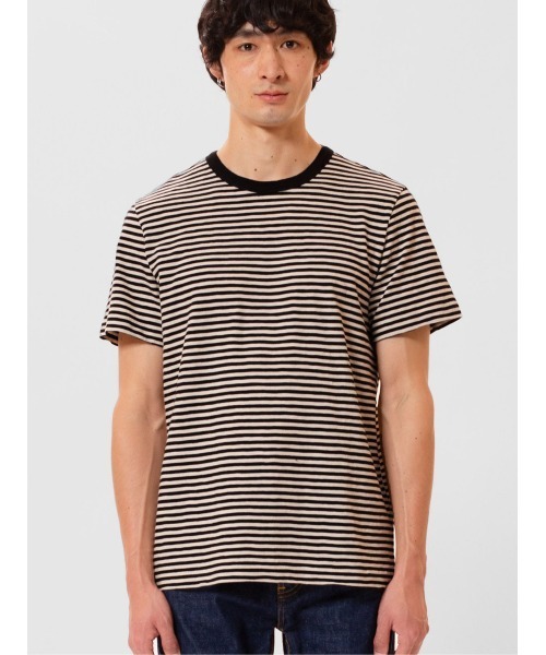 Nudie Jeans（ヌーディージーンズ） tシャツ Roy スラブ ストライプT 