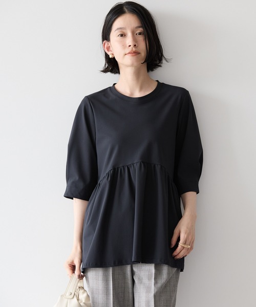 tシャツ 「UVカット・接触冷感」バックデザインインナープルオーバー レディース AMERICAN HOLIC tシャツ 接触冷感ティアードカットプルオーバー