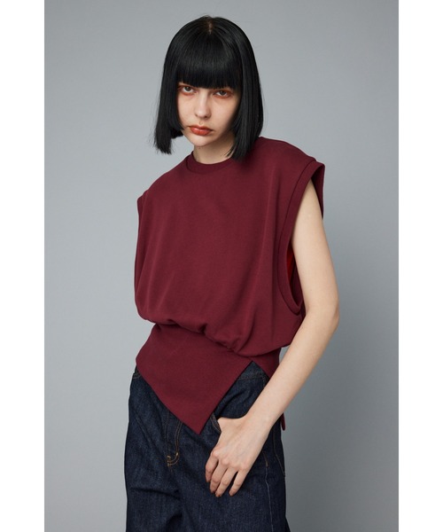 ベスト ジレ Compact cut vest　　コンパクトカットベスト レディース HeRIN.CYE ベスト ジレ Compact cut vest コンパクトカット