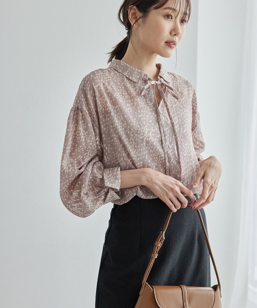 ROPE' PICNIC（ロペ ピクニック） ブラウス シャツ 羽織りも前後2WAY