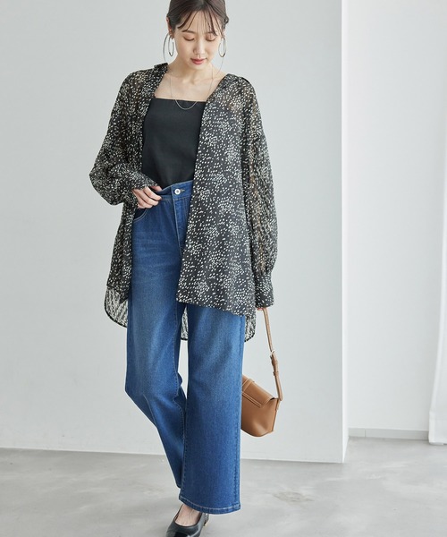 ROPE' PICNIC（ロペ ピクニック） ブラウス シャツ 羽織りも前後2WAY