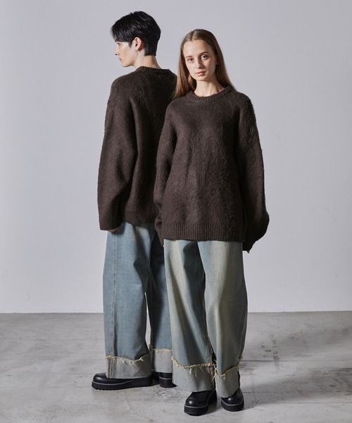 CLEL（クレイル） セーター ニット 「CLEL」Mohair Blend Shaggy 