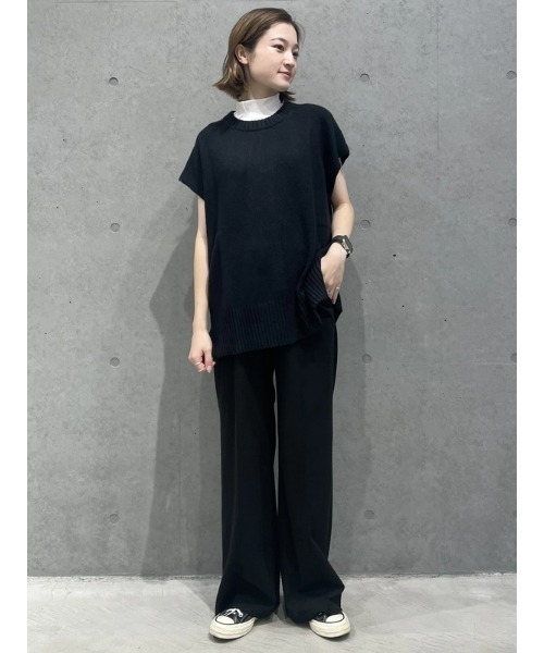 GAPパンツ&ヴィトン　うみ GAP パンツ ワイド シーム プルオンパンツ レディース