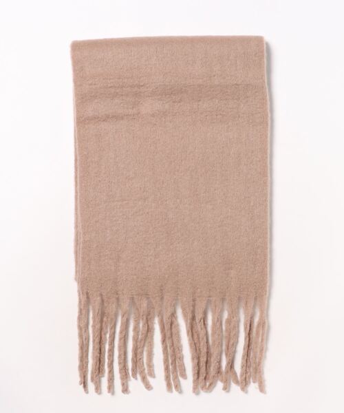 blank フリンジ スカーフ マフラー MAISON KITSUNE メゾンキツネ マフラー PLAIN FRINGED SCARF