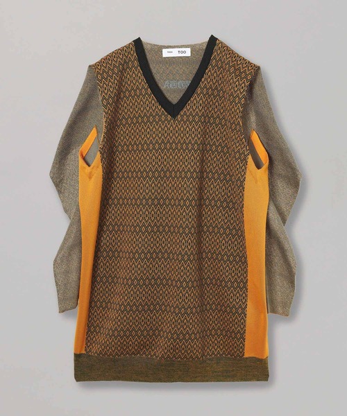 TOGA PULLA ベスト ジレ Logo knit vest TZ241-XE975 メンズ