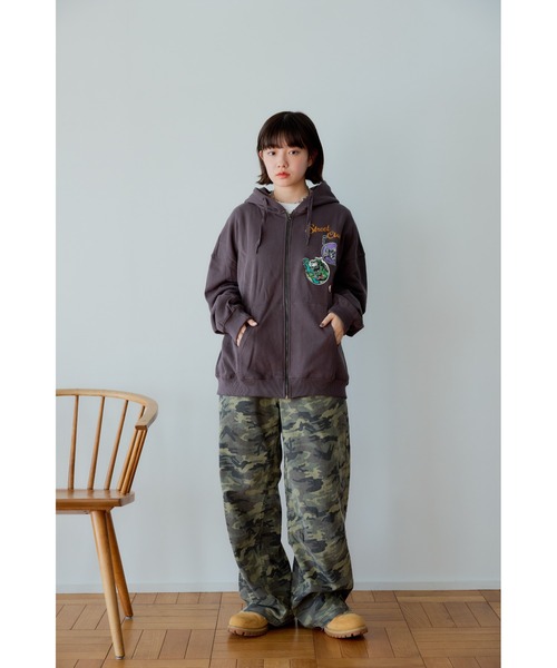 AIRWALK パーカー 長袖フルジップパーカー トップス スウェット