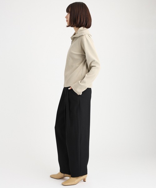 BABYLONE パンツ トリクシオンタックパンツ レディース