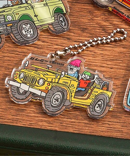 新作☆ BREEZE Jimnyコラボ　アクリルキーホルダー BREEZE キーホルダー Jimnyコラボ アクリルキーホルダー