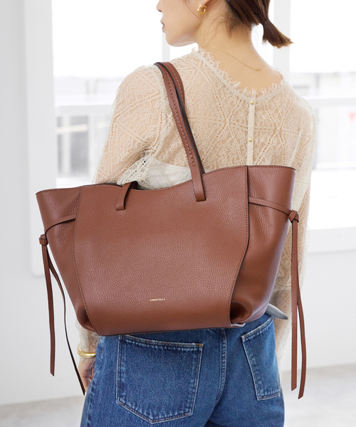 IENA トートバッグ LORISTELLA/ロリステッラ レザートートバッグ