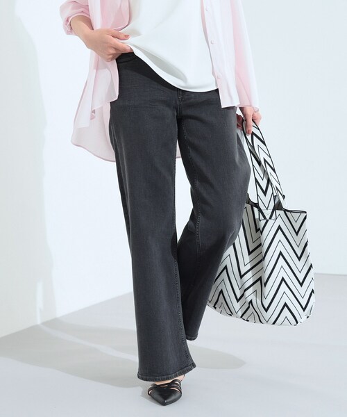 極美品✨ 23区 ワイドストレートデニムパンツ インディゴ 濃紺 48 17号 極美品✨ 23区 ワイドストレートデニムパンツ インディゴ 濃紺 48 17号